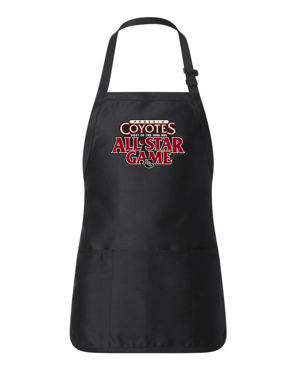 Host Of The 2006 All-Star Game Phoenix Hockey Logo Customized Design on Full-Length Apron with Pouch Pocket