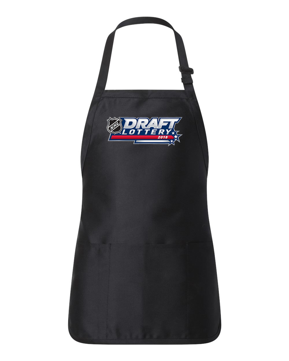 2015 NHL Draft Lottery Hockey Logo Customized Design on Full-Length Apron with Pouch Pocket