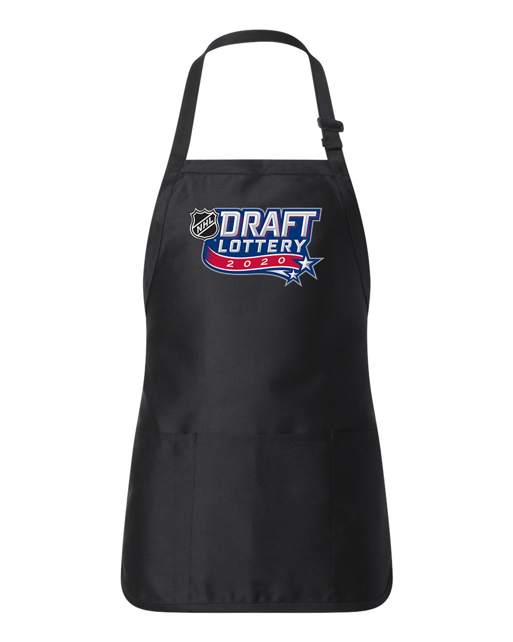 2020 NHL Draft Lottery Hockey Logo Customized Design on Full-Length Apron with Pouch Pocket