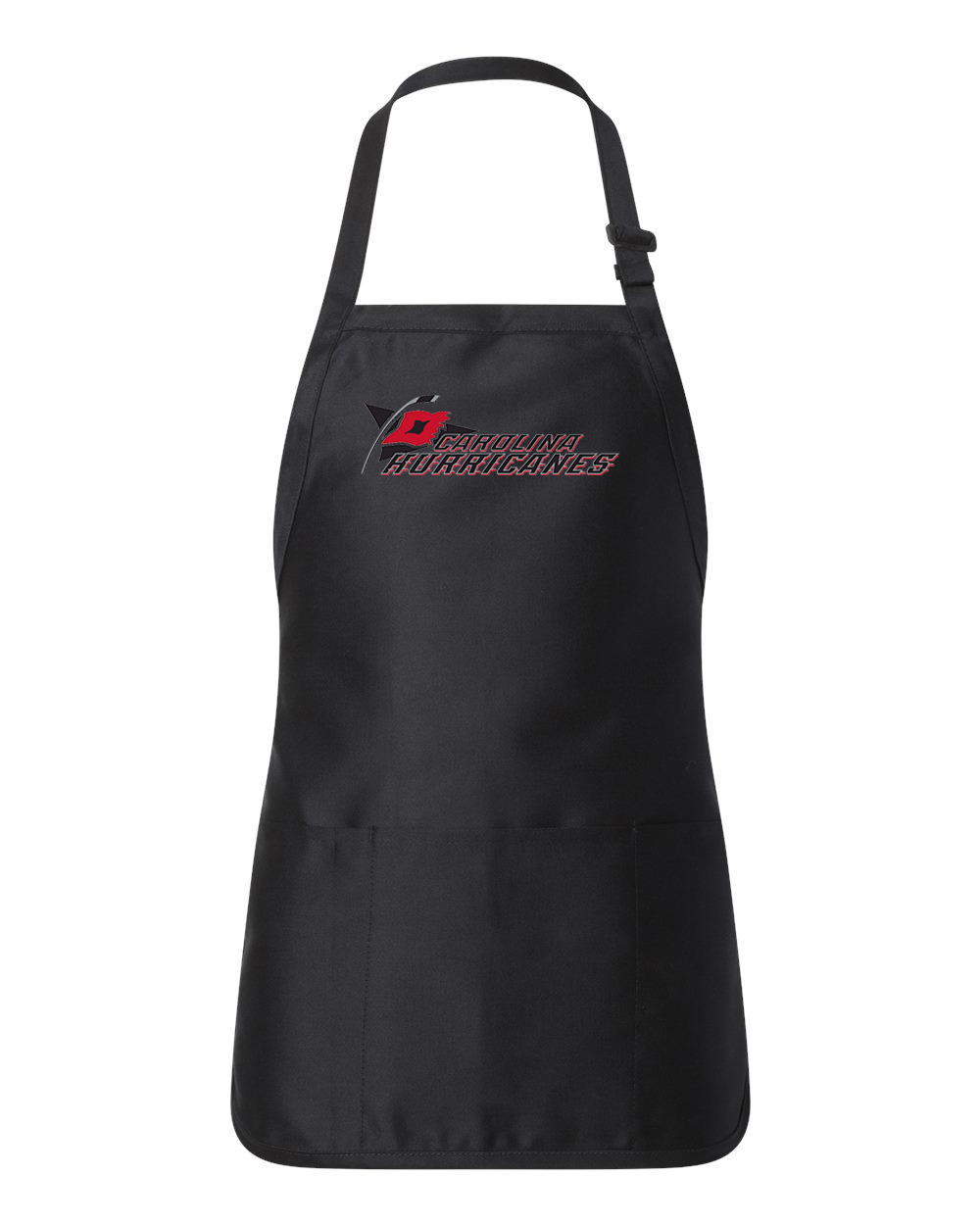 Carolina Hurricanes 2008 Hockey Logo Customized Design on Full-Length Apron with Pouch Pocket