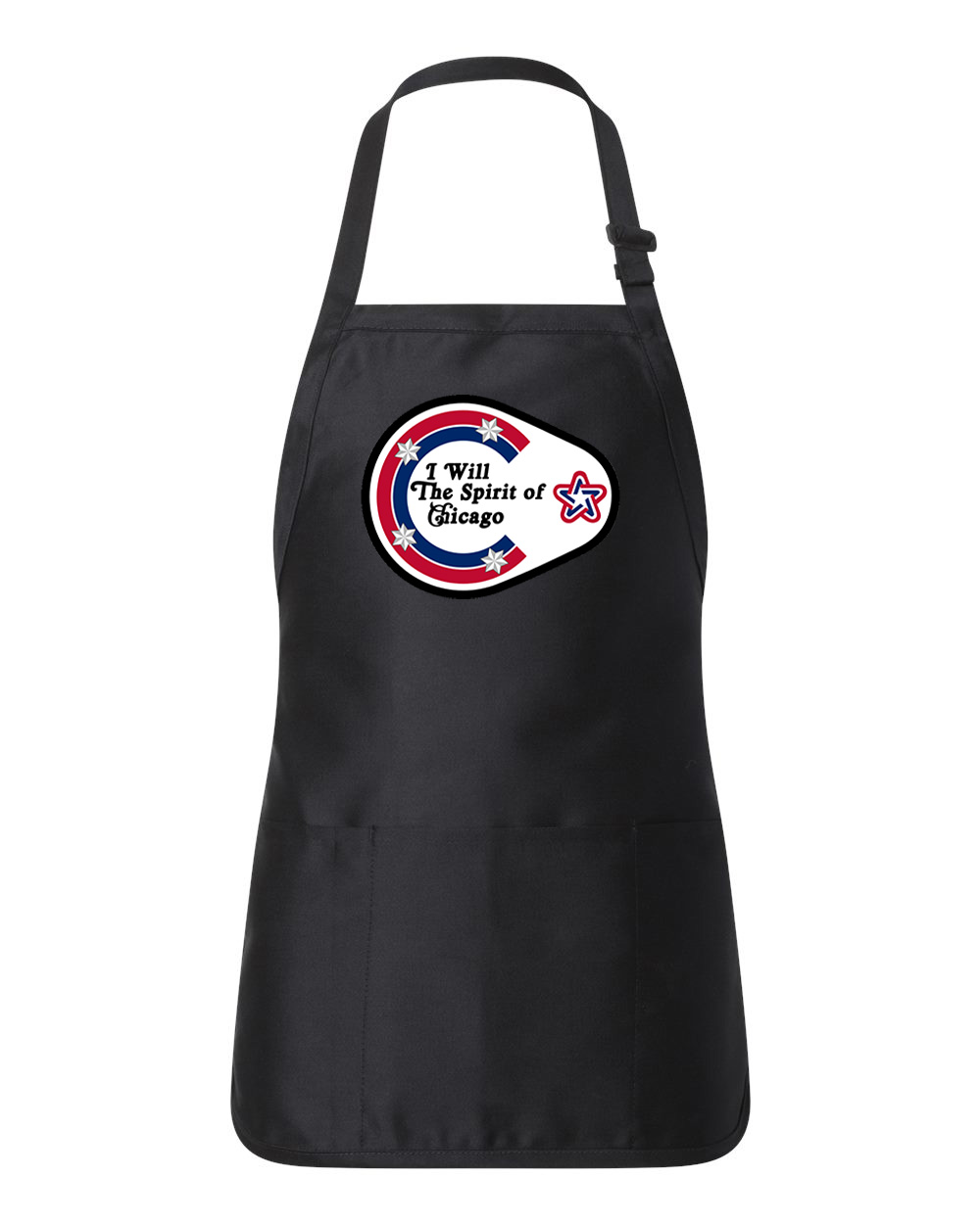 200th Anniversary of The United States Of America I Will The Spirit Of Chicago Blackhawks Hockey Logo Customized Design on Apron with Pouch Pocket