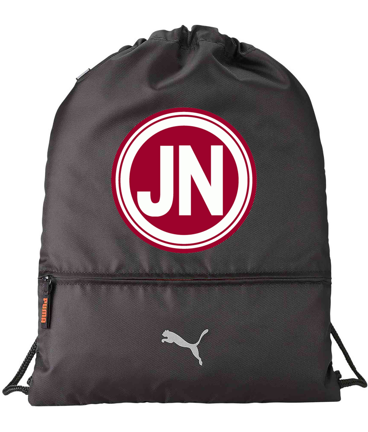 Arizona Phoenix Coyotes Jukka Nieminen Memorial Hockey Logo Symbol Emblem Customized Design on Lightweight Drawstring Backpack Bag - Image 1