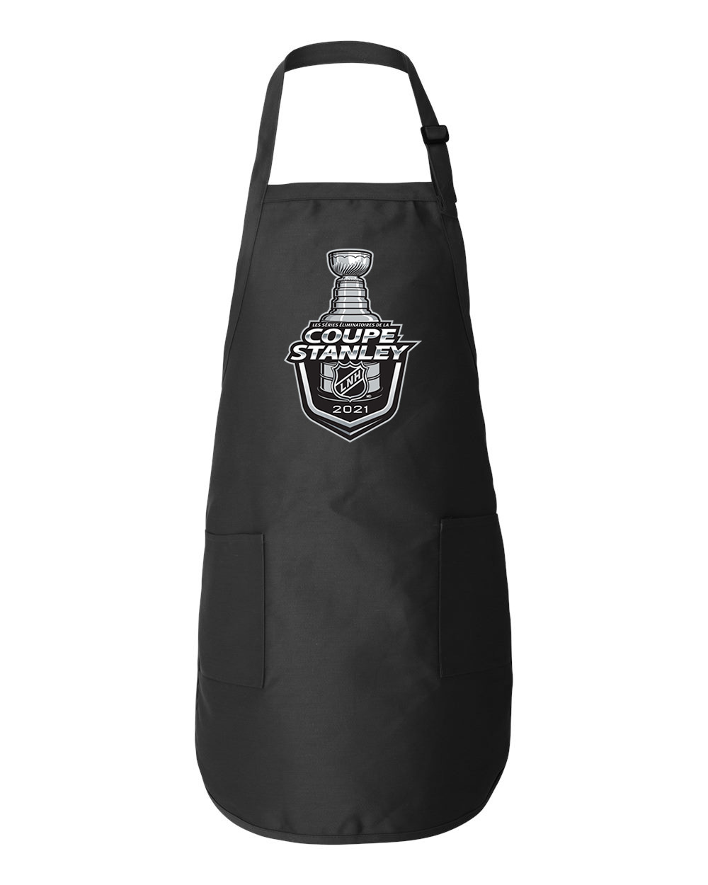 2021 NHL Coupe Stanley LNH Cup Playoffs Hockey Logo Symbol Emblem Customized Design on Full-Length Apron with Pockets