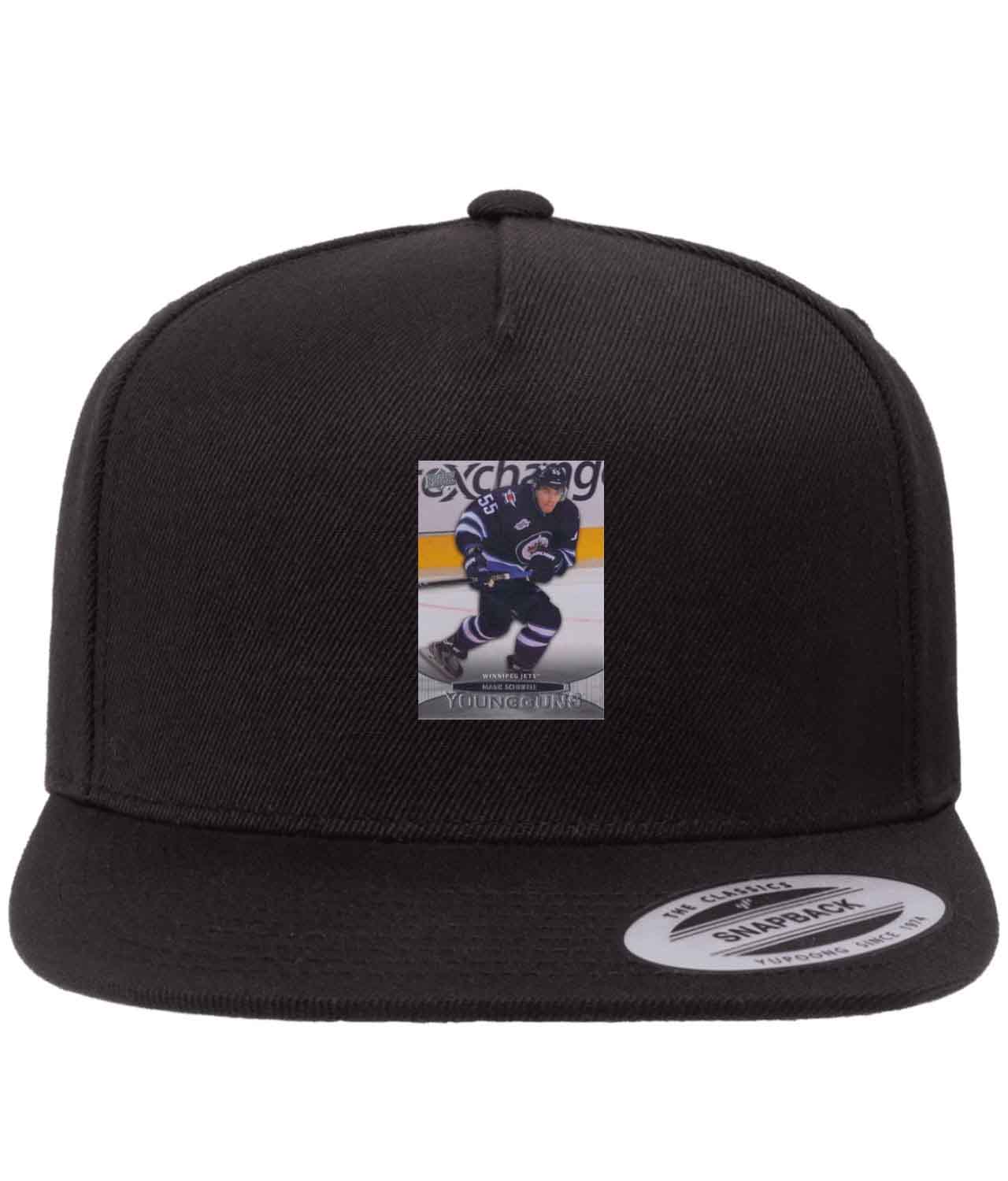 2011 Winnipeg Jets Mark Scheifele Photo Hockey Logo Customized Design on Wool 5-Panel Cap Hat