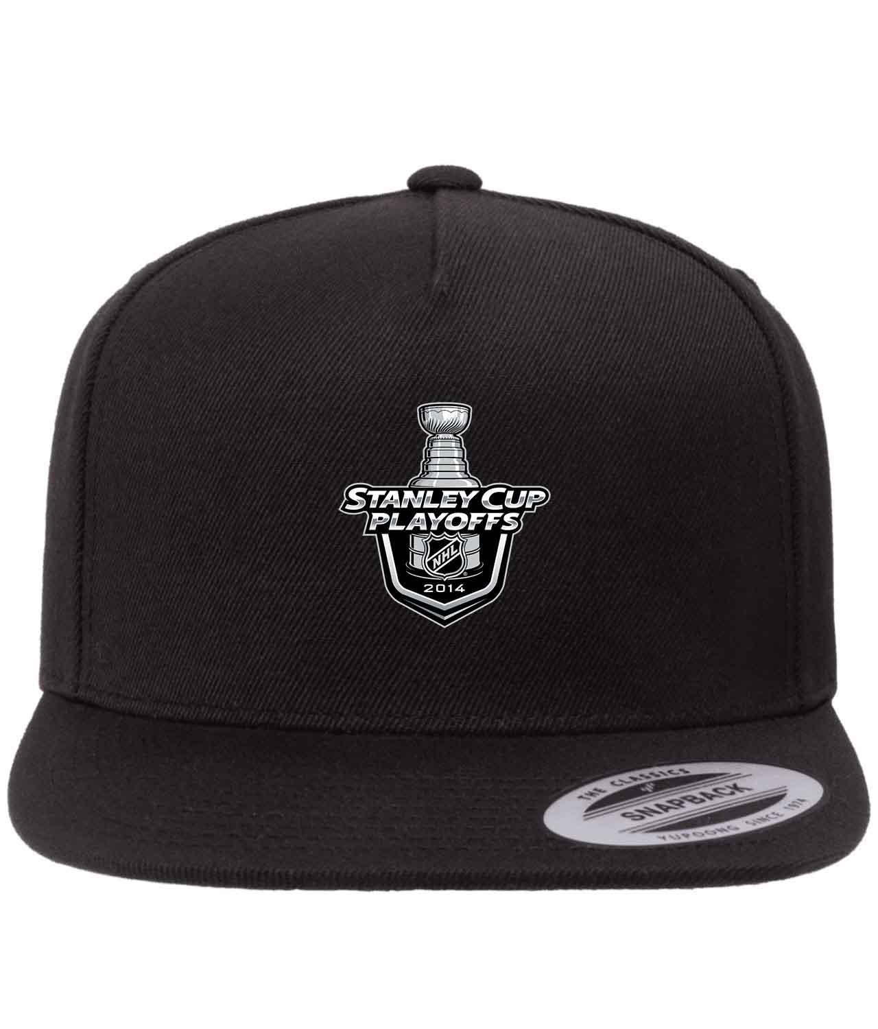 2014 NHL Stanley Cup Playoffs Hockey Logo Customized Design on Wool 5-Panel Cap Hat