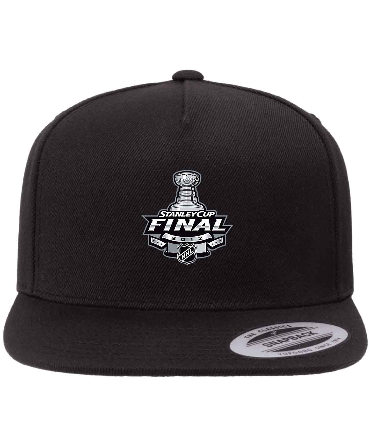 2012 NHL Stanley Cup Final - Los Angeles Kings Vs New Jersey Devils Hockey Logo Customized Design on Wool 5-Panel Cap Hat