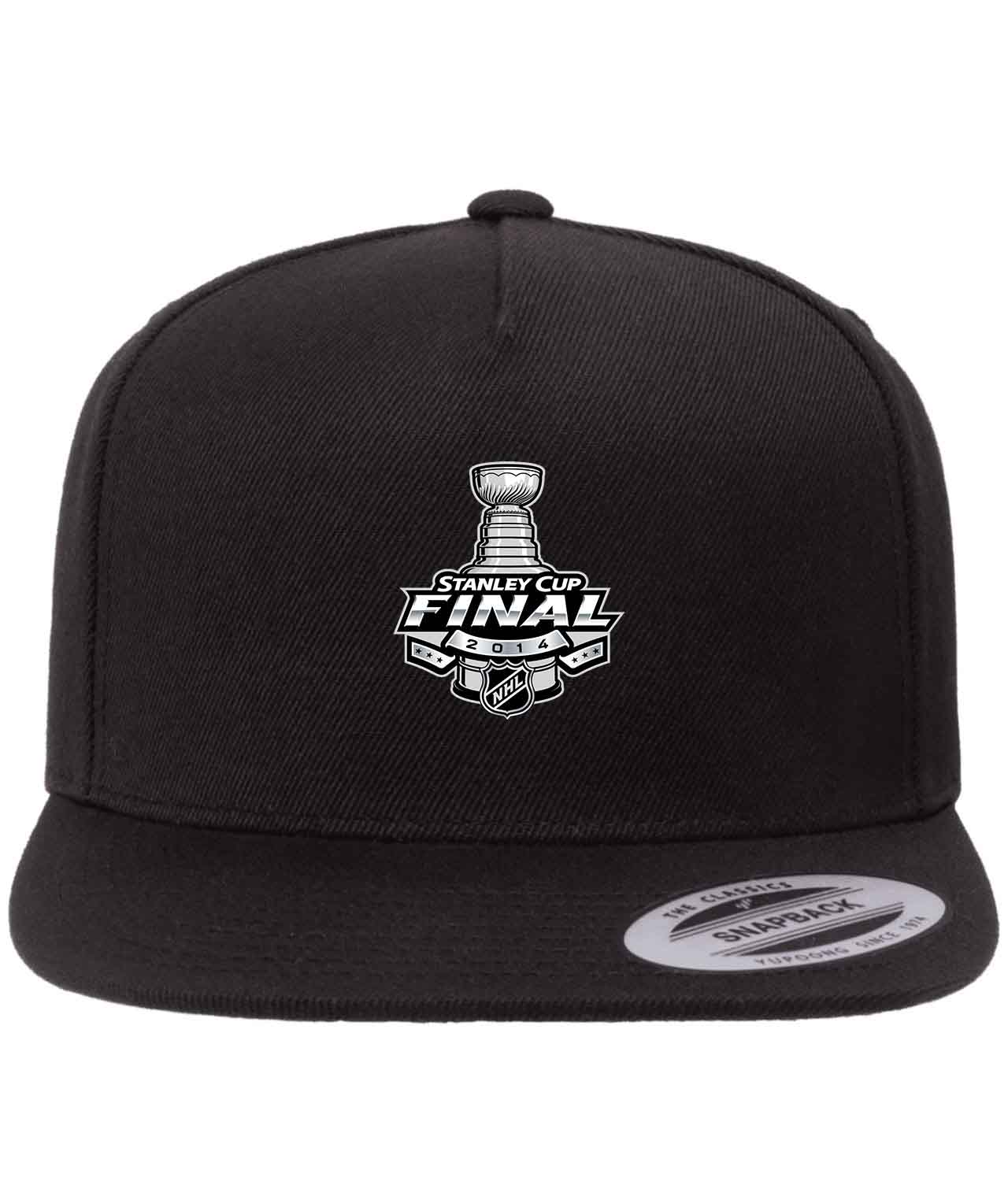 2014 NHL Stanley Cup Final - Los Angeles Kings Vs New York Rangers Hockey Logo Customized Design on Wool 5-Panel Cap Hat