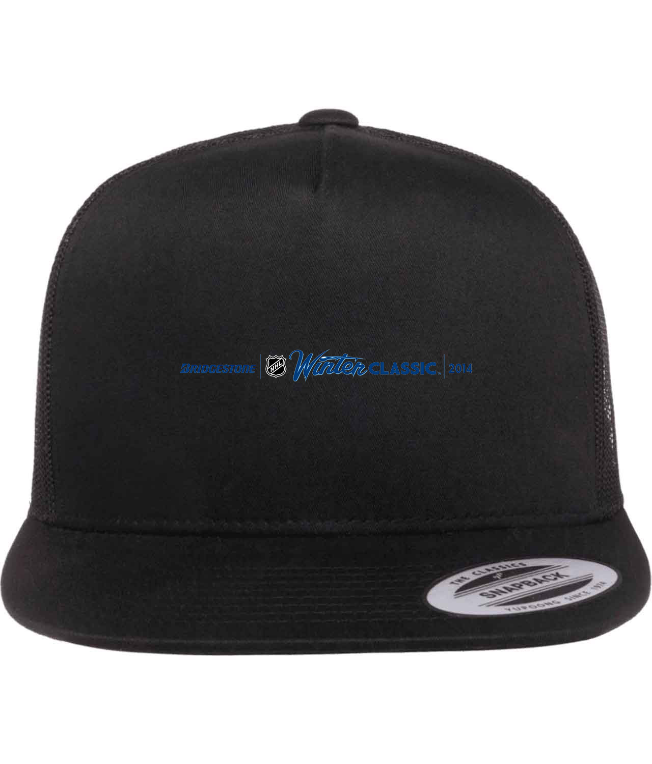 NHL Winter Classic 2013-2014 Hockey Logo Symbol Emblem Customized Design on Classic Trucker Cap Hat