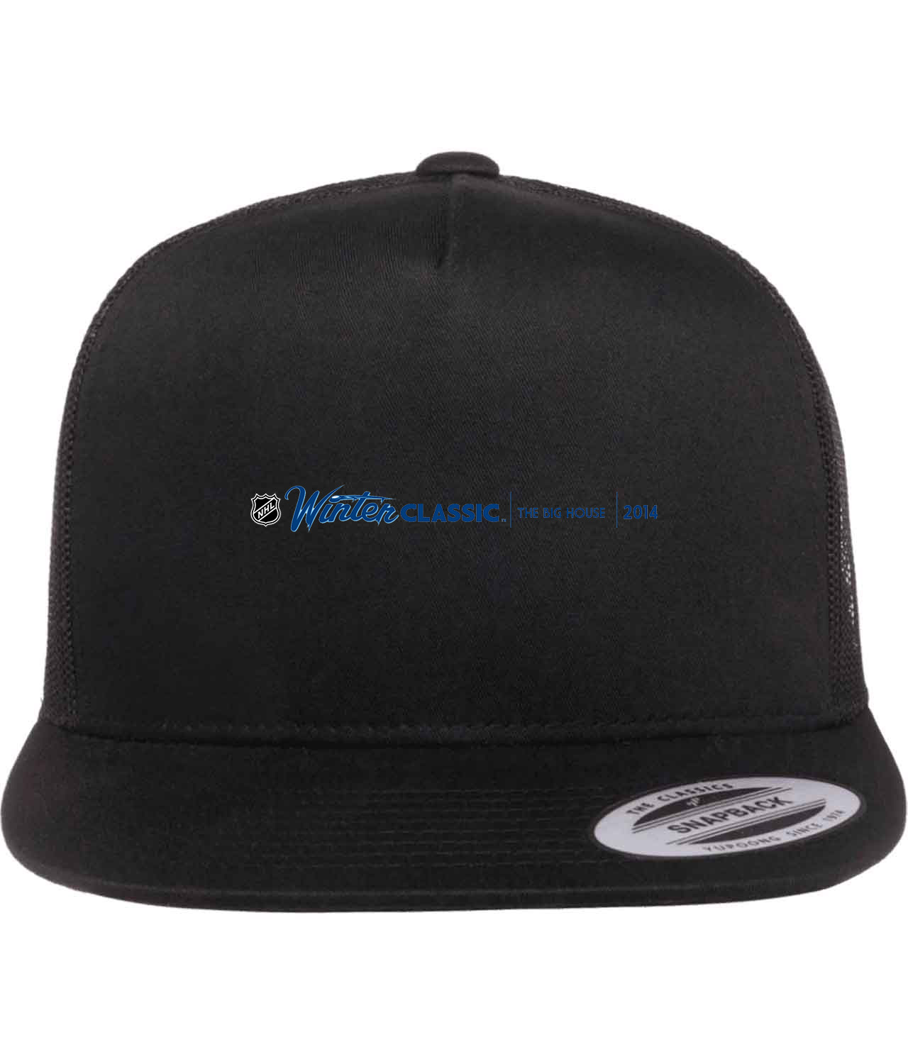 NHL Winter Classic The Big House 2014 Hockey Logo Symbol Emblem Customized Design on Classic Trucker Cap Hat
