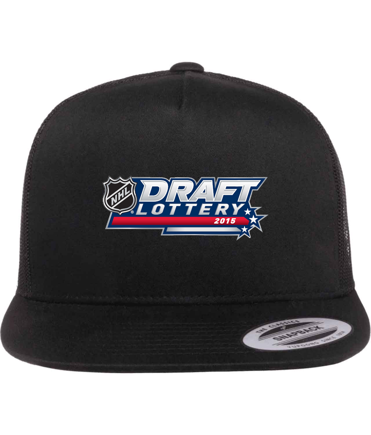 2015 NHL Draft Lottery Hockey Logo Symbol Emblem Customized Design on Classic Trucker Cap Hat