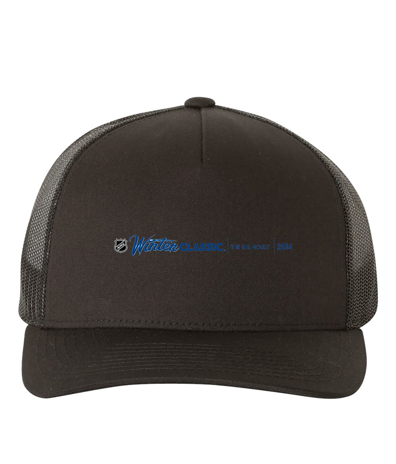NHL Winter Classic The Big House 2014 Hockey Logo Symbol Emblem Customized Design on Retro Trucker Cap Hat