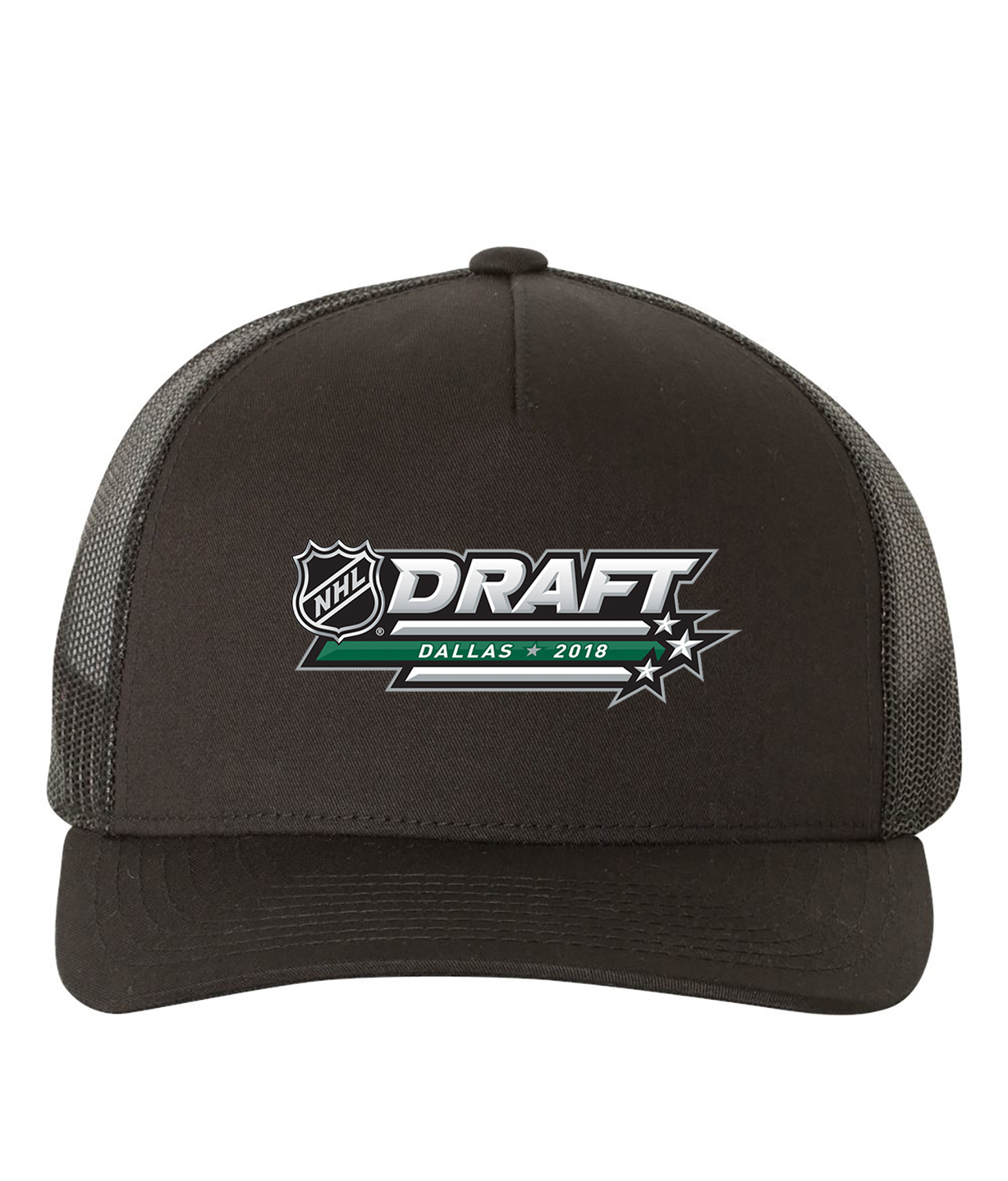 NHL Draft Alternate 2018 Dallas Hockey Logo Symbol Emblem Customized Design on Retro Trucker Cap Hat