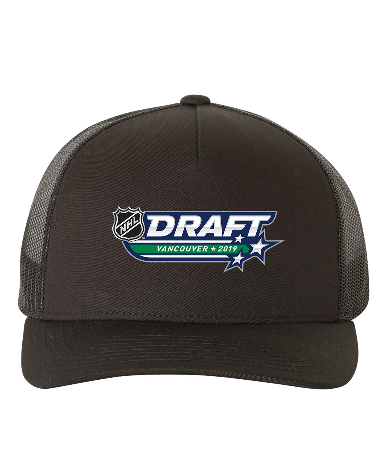 NHL Draft Alternate Vancouver 2019 Hockey Logo Symbol Emblem Customized Design on Retro Trucker Cap Hat