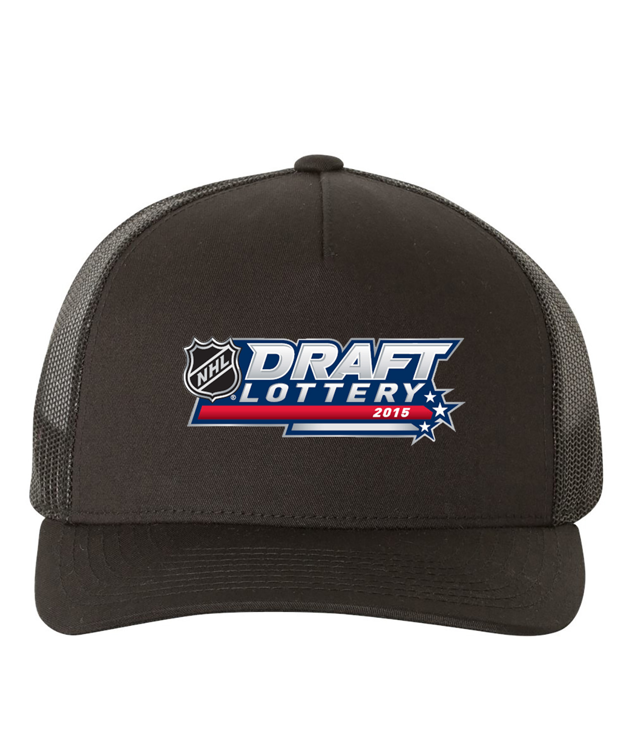 2015 NHL Draft Lottery Hockey Logo Symbol Emblem Customized Design on Retro Trucker Cap Hat