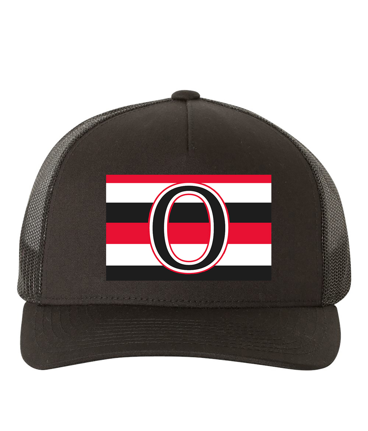 Ottawa Senators Jersey 1929-30 Hockey Logo Symbol Emblem Customized Design on Retro Trucker Cap Hat