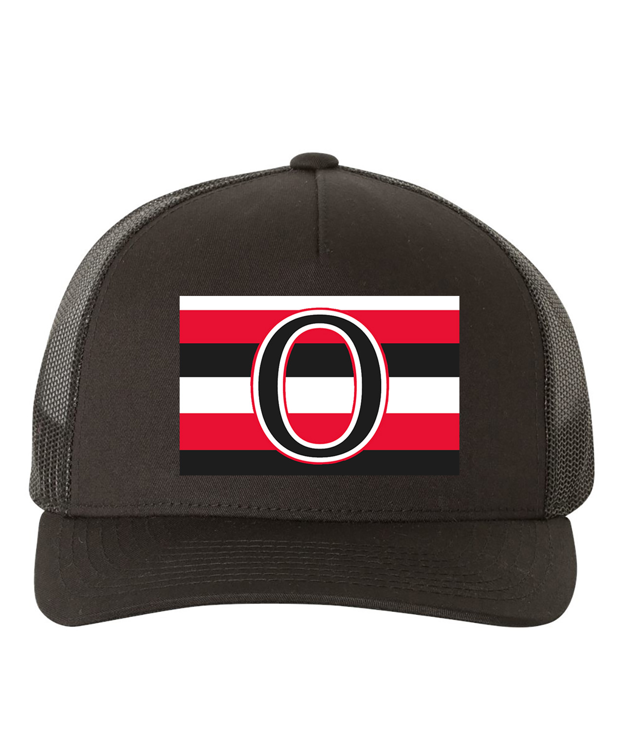 Ottawa Senators Jersey 1930-31 Hockey Logo Symbol Emblem Customized Design on Retro Trucker Cap Hat