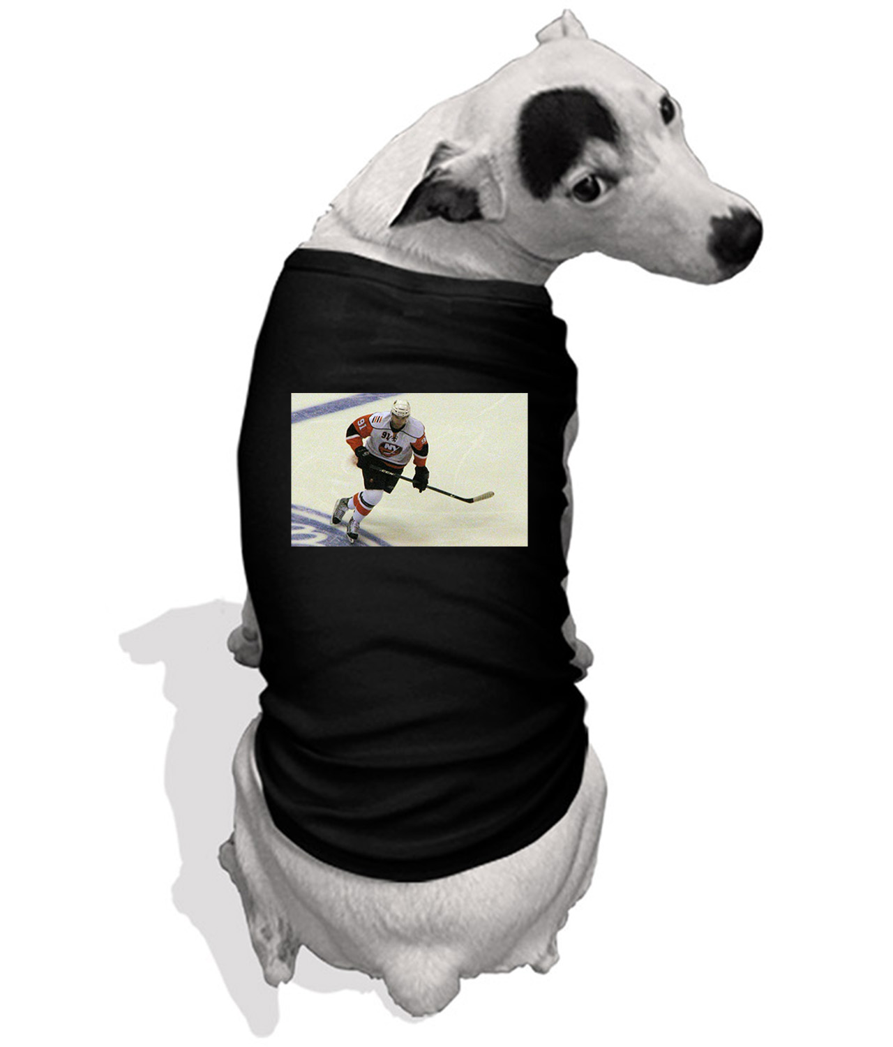 2009-10 New York Islanders Photo Hockey Logo Symbol Emblem Customized Design on Doggie Puppy Dog Tank Tshirt