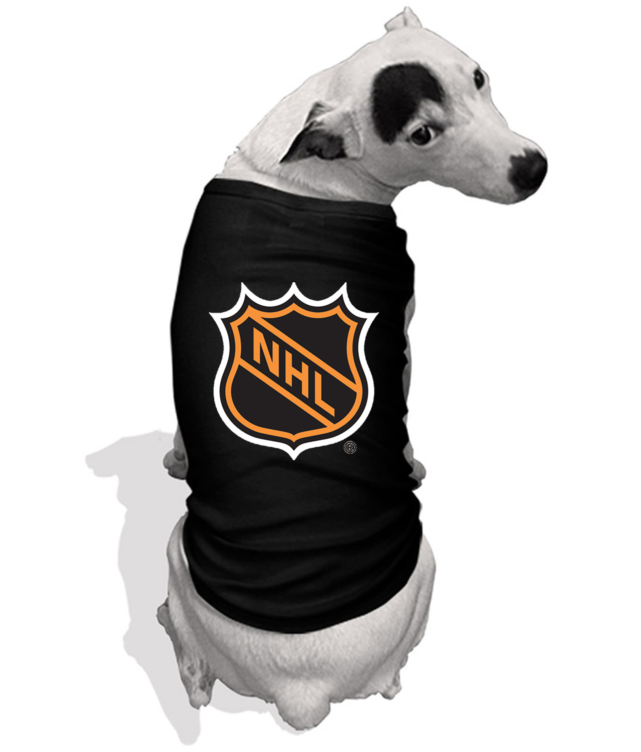 National Hockey League NHL 1946 Logo Emblem Customized Design on Doggie Puppy Dog Tank Tshirt