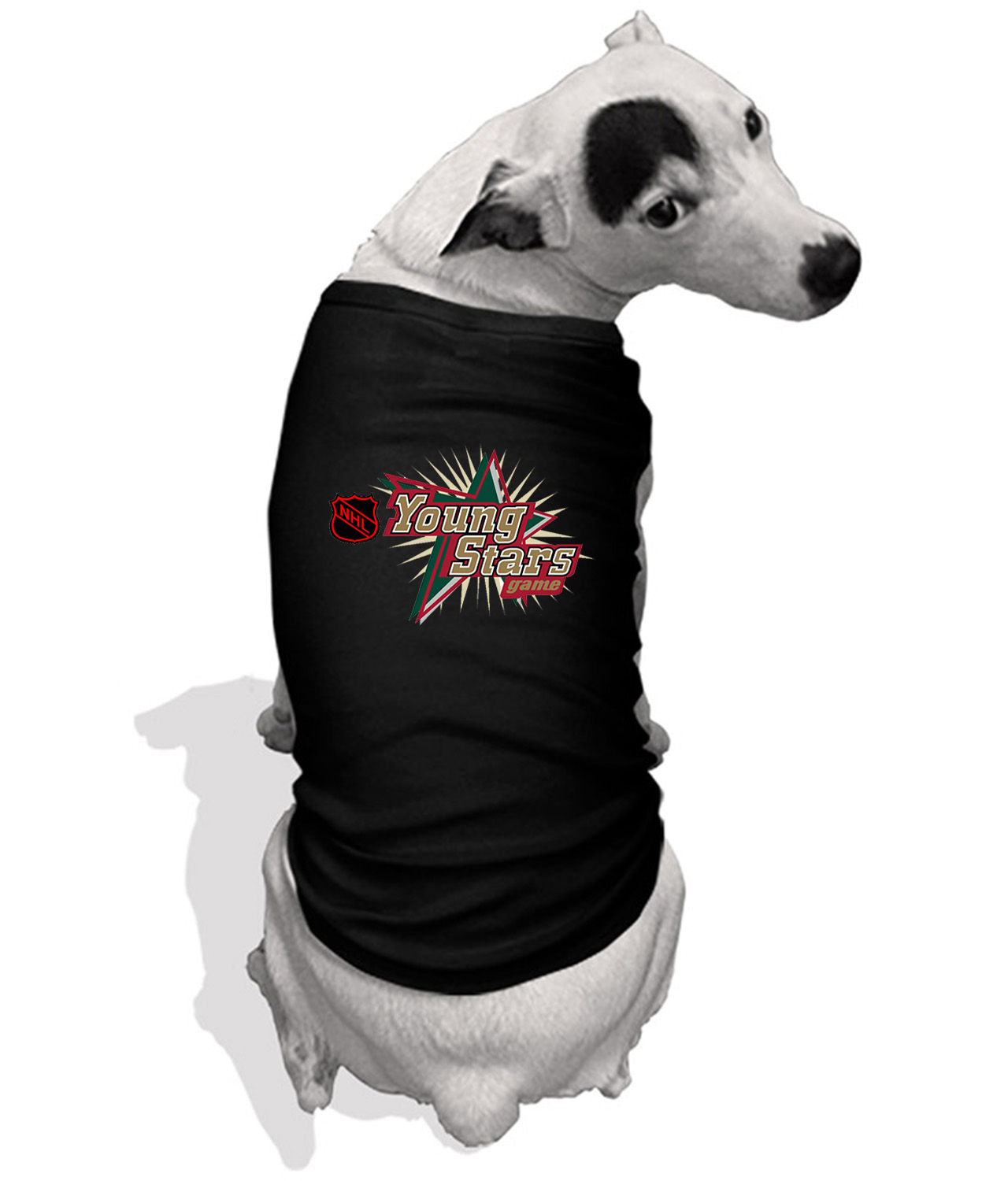 NHL All-Star - Young Stars Game Hockey Logo Symbol Emblem Customized Design on Doggie Puppy Dog Tank Tshirt