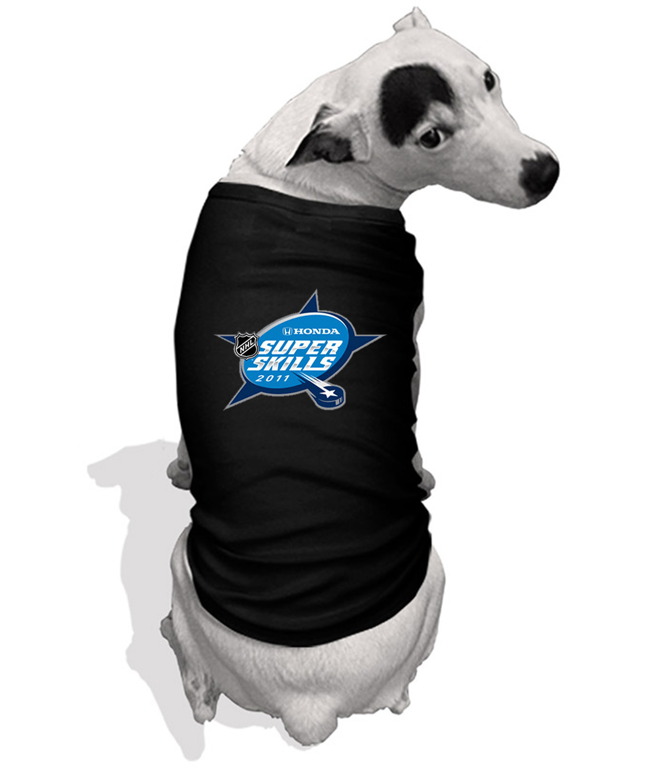 Honda NHL Super Skills 2011 Hockey Logo Symbol Emblem Customized Design on Doggie Puppy Dog Tank Tshirt