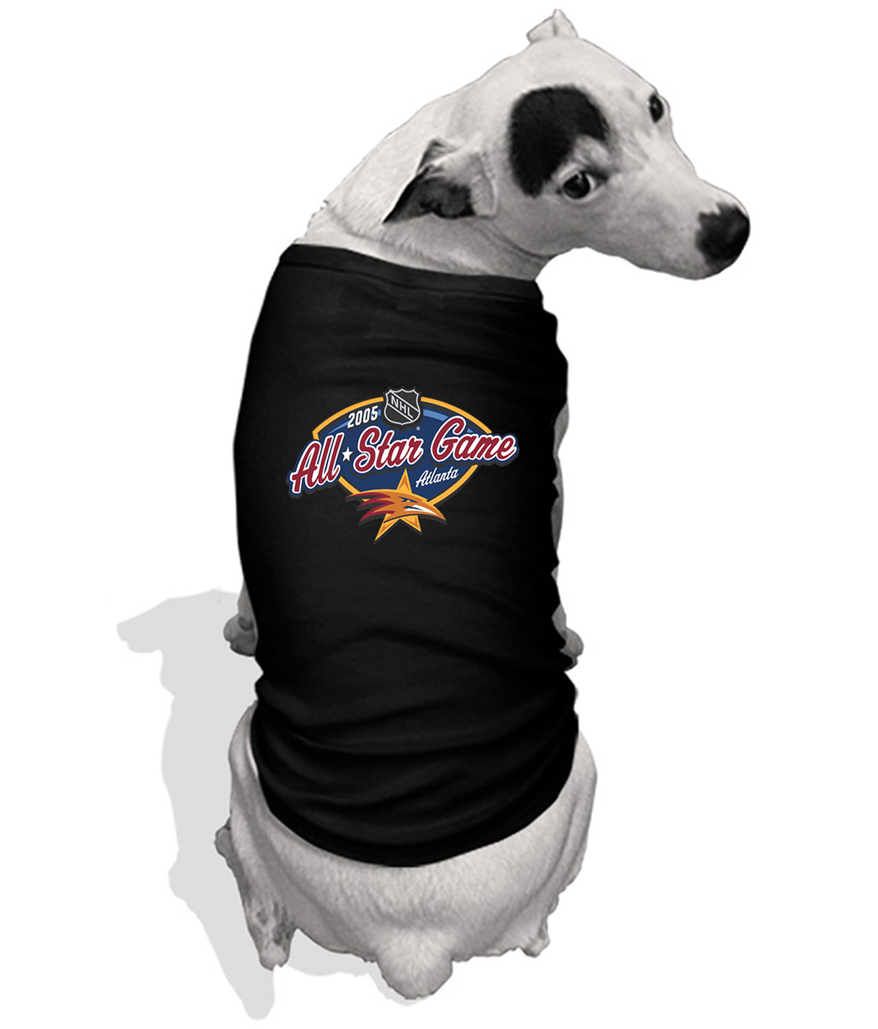 2005 All Star Game Atlanta, Georgia Cancelled Game Hockey Logo Symbol Emblem Customized Design on Doggie Puppy Dog Tank Tshirt