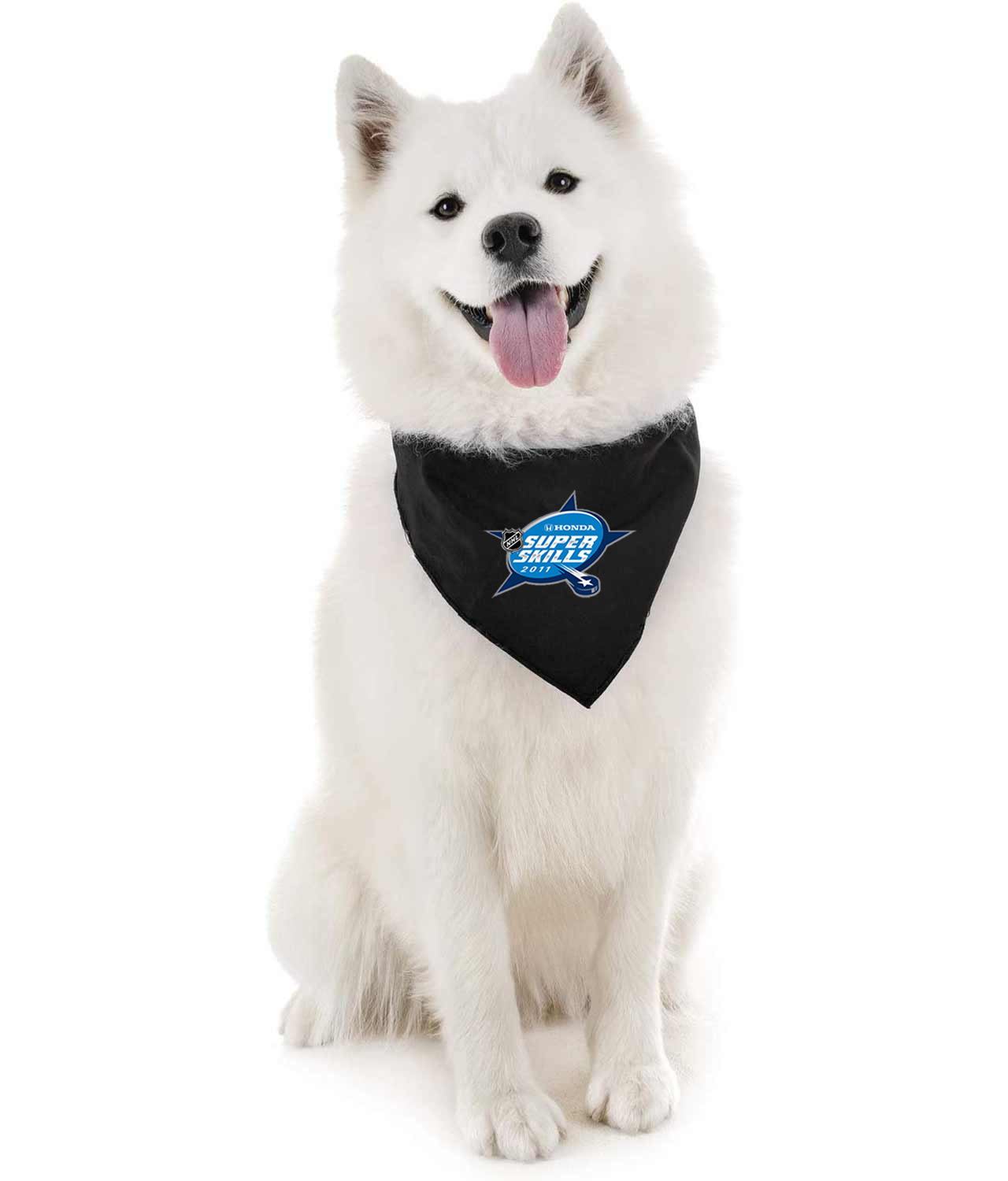 Honda NHL Super Skills 2011 Hockey Logo Symbol Emblem Customized Design on Doggie Puppy Dog Bandana