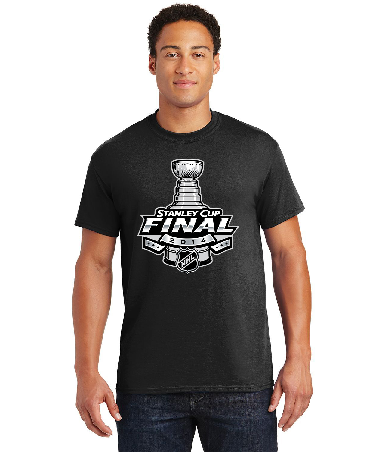 2014 NHL Stanley Cup Final - Los Angeles Kings Vs New York Rangers Hockey Logo Customized Design on  Unisex Tshirt Tee