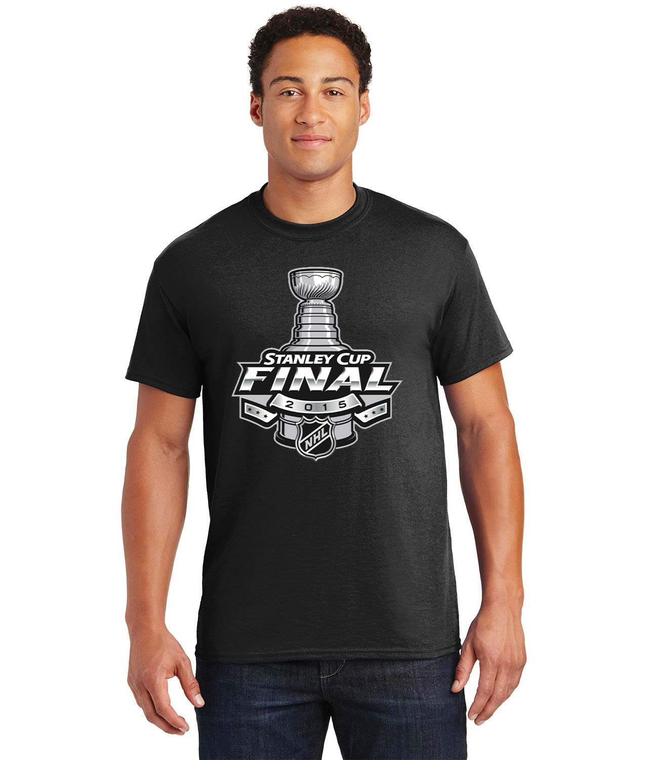 2015 NHL Stanley Cup Final - Chicago Blackhawks Vs Tampa Bay Lightning Hockey Logo Customized Design on  Unisex Tshirt Tee