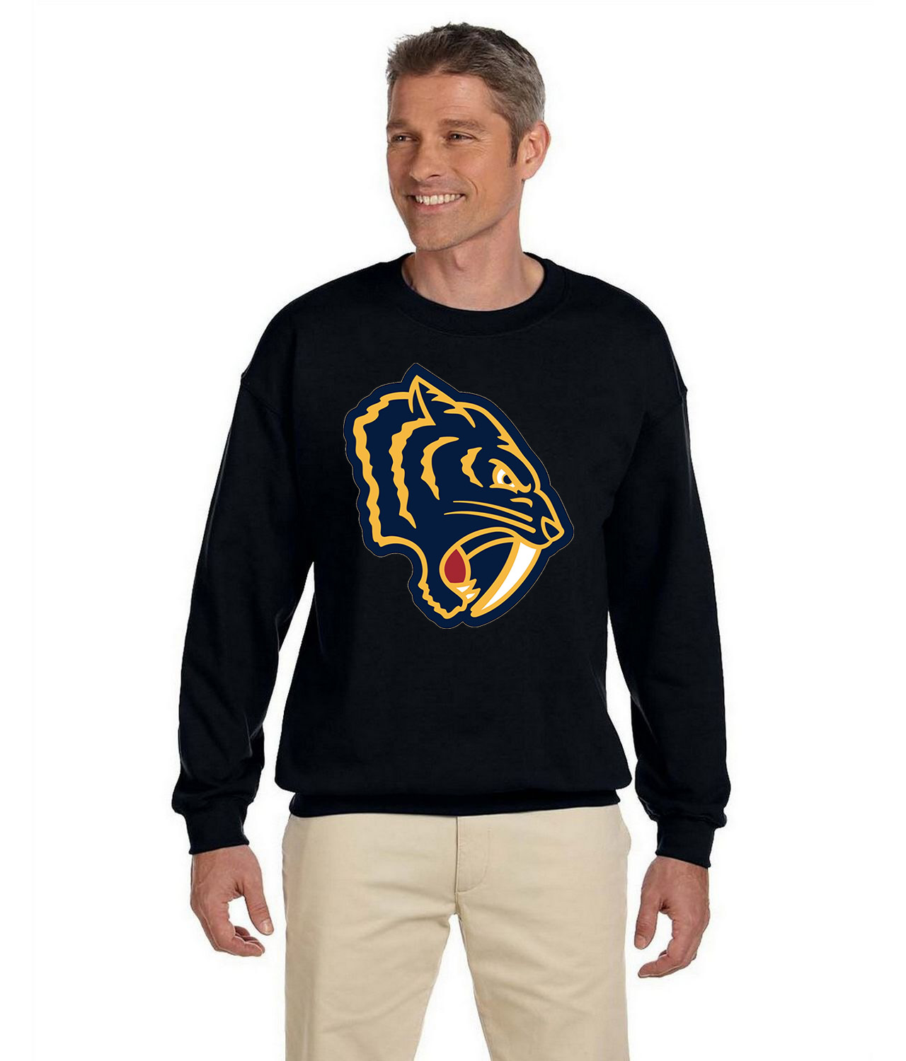Nashville Predators 2020 Winter Classic Shoulder Hockey Logo Symbol Emblem Customized Design on Unisex Crewneck Sweatshirt