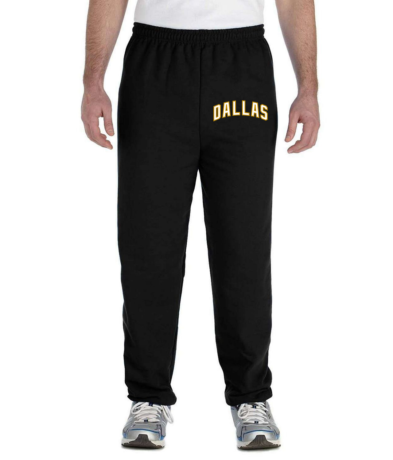 Dallas Stars Jersey 2007 Logo Symbol Emblem Customized Design on Unisex Closed-Bottom Sweatpants