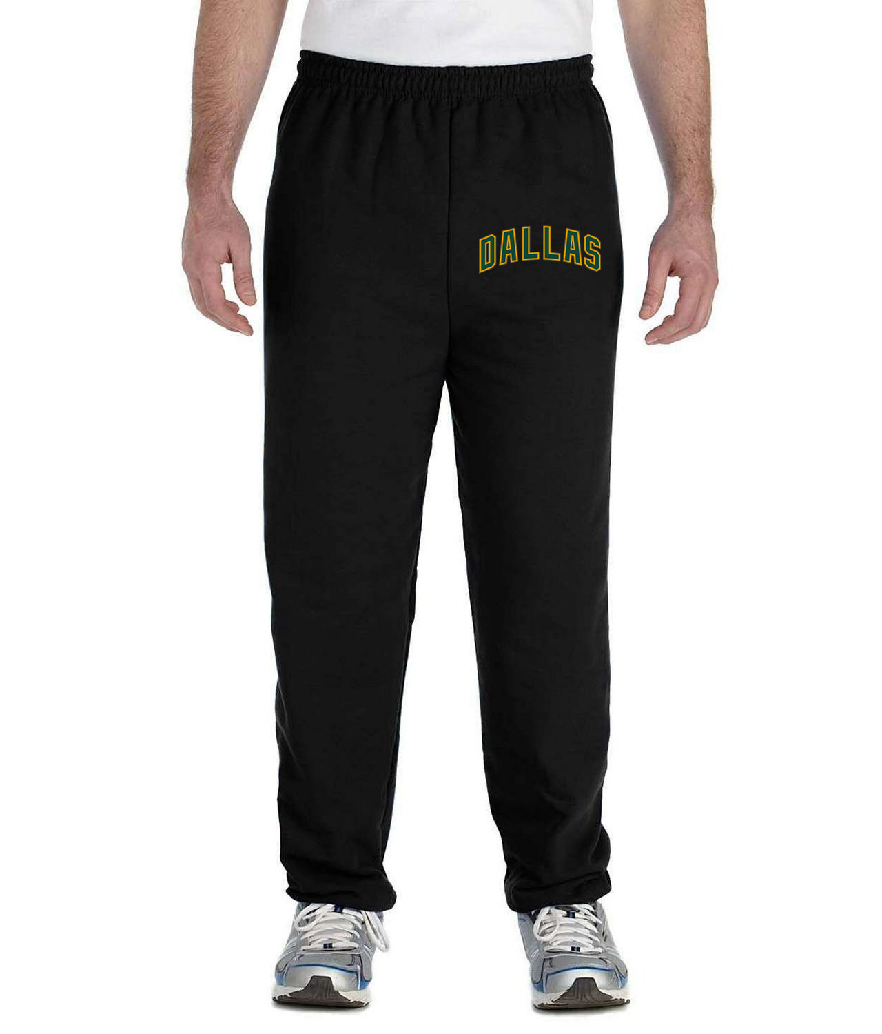 Dallas Stars Jersey 2008 Logo Symbol Emblem Customized Design on Unisex Closed-Bottom Sweatpants - Image 1