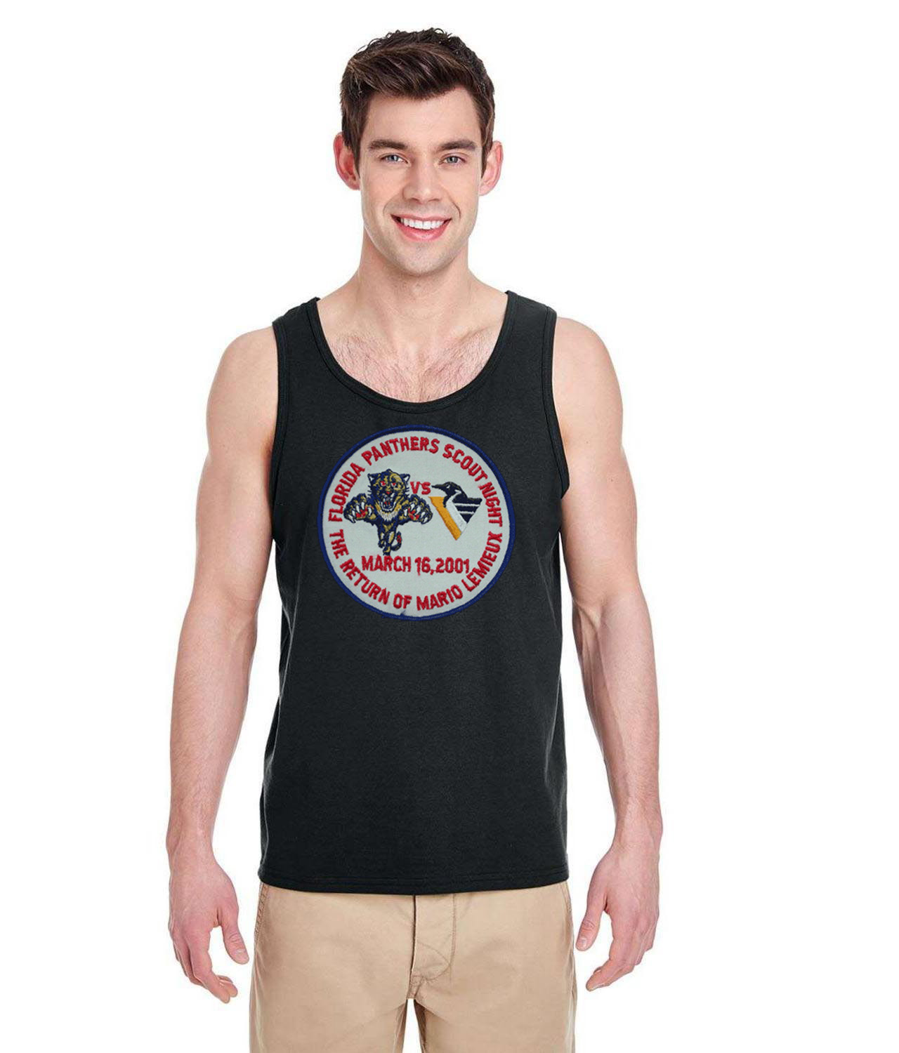 Florida Panthers Scout Night March Hockey Logo Symbol Emblem Customized Design on Unisex Tank Top