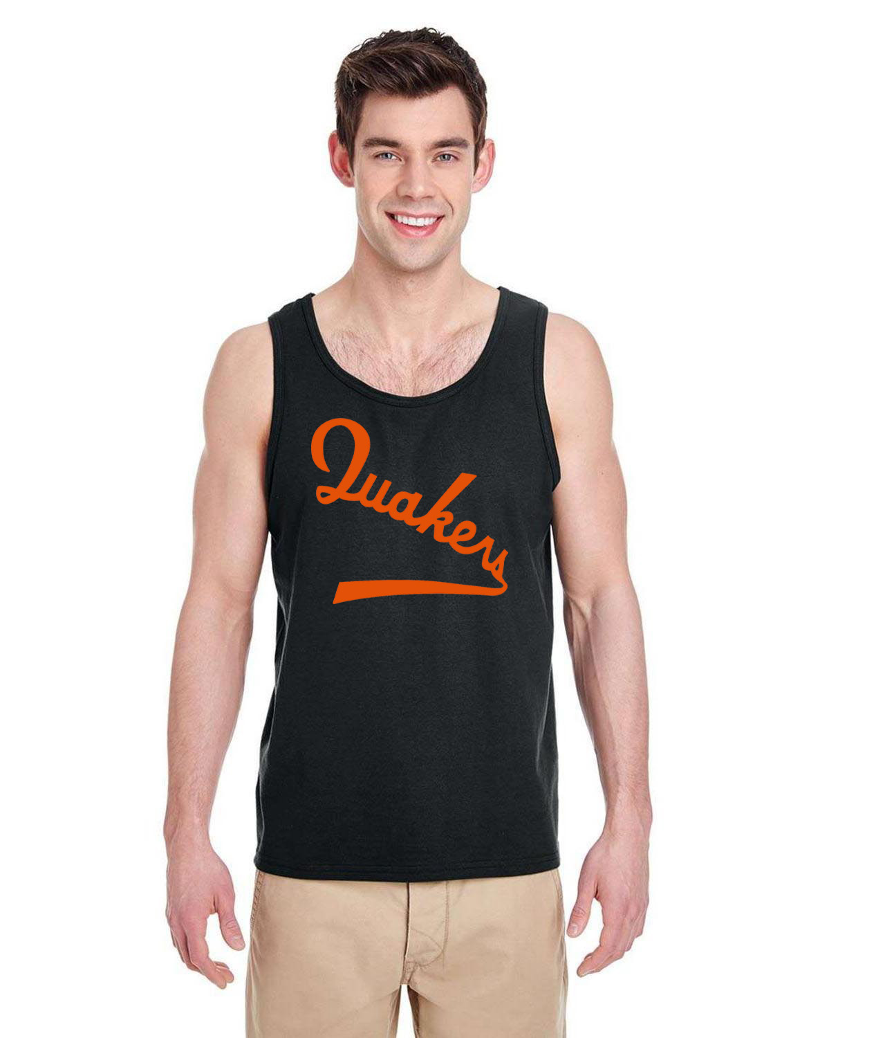 Philadelphia Quakers 1930 Hockey Logo Symbol Emblem Customized Design on Unisex Tank Top