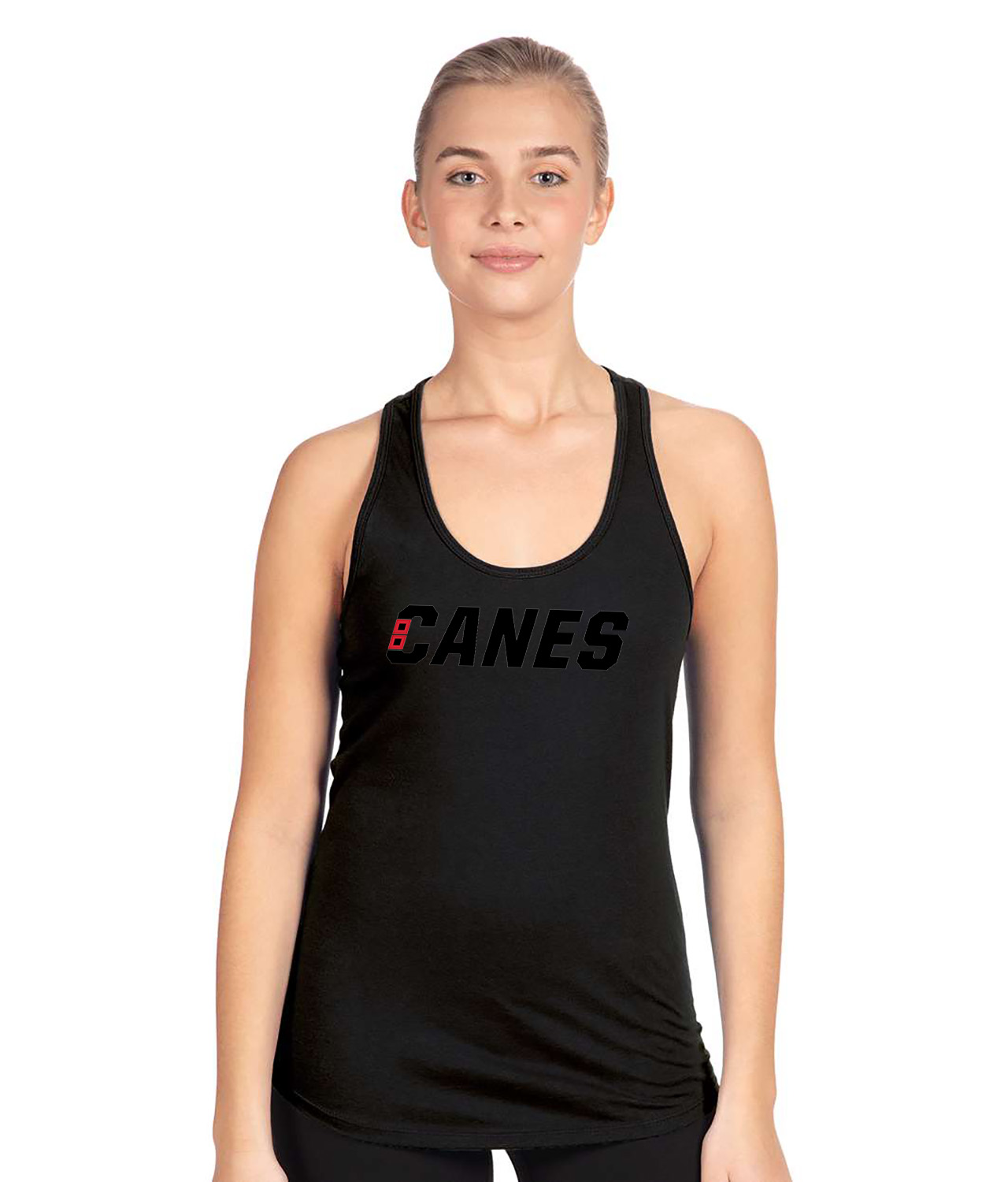 Carolina Hurricanes 2018-2019 Hockey Logo Symbol Emblem Customized Design on Women's Racerback Tank Top