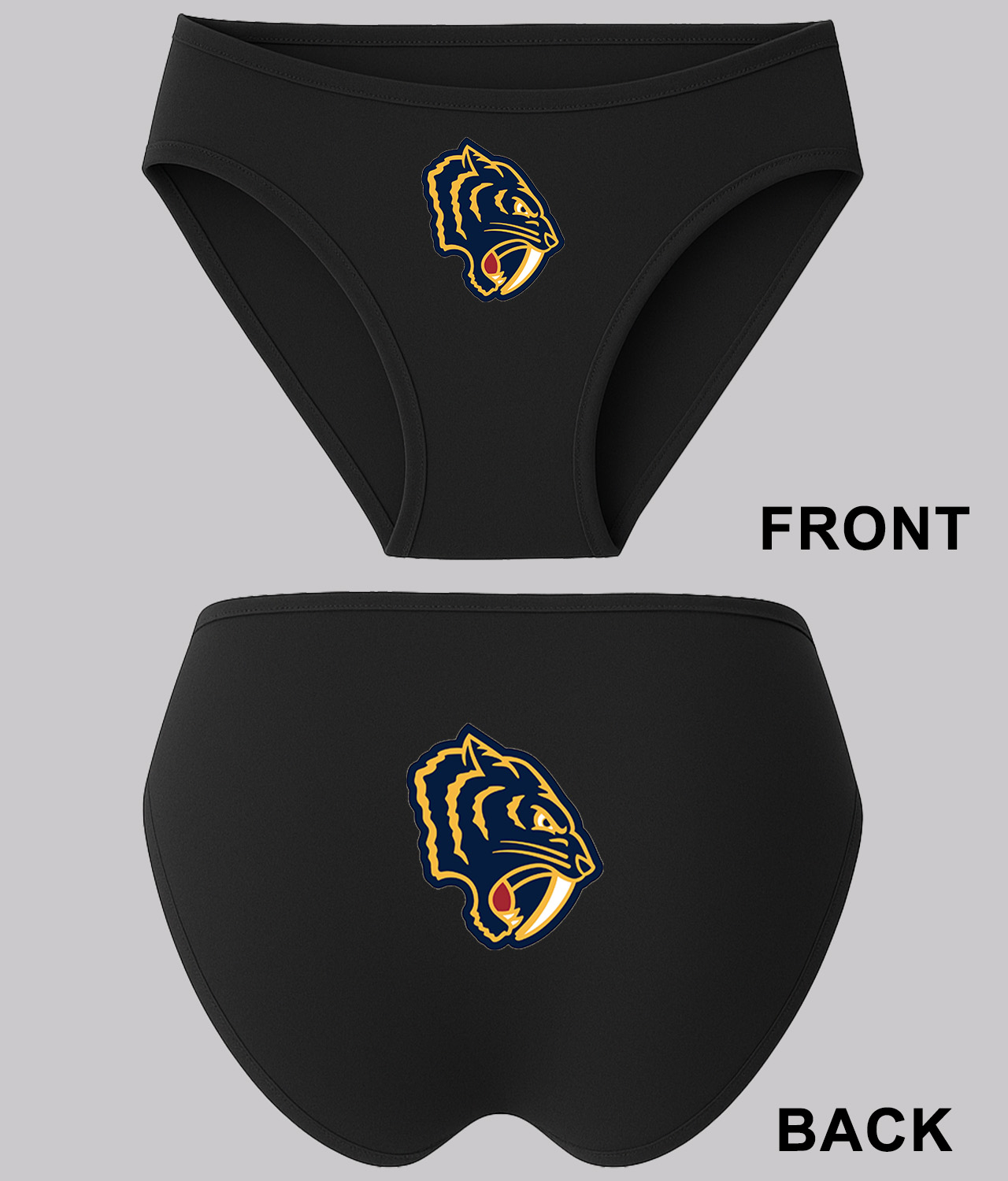 Nashville Predators 2020 Winter Classic Shoulder Hockey Logo Symbol Emblem Customized Design on Women's Bikini Brief Underwear
