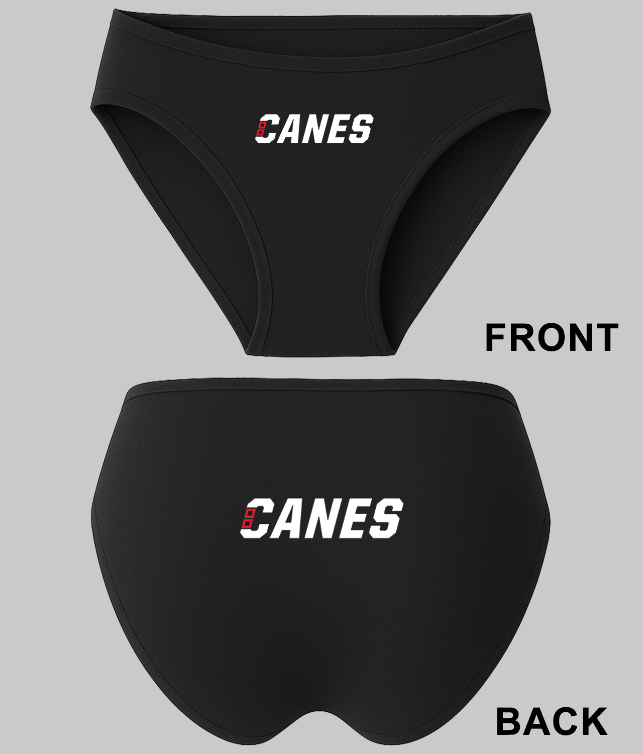 Carolina Hurricanes 2018 Hockey Logo Symbol Emblem Customized Design on Women's Bikini Brief Underwear