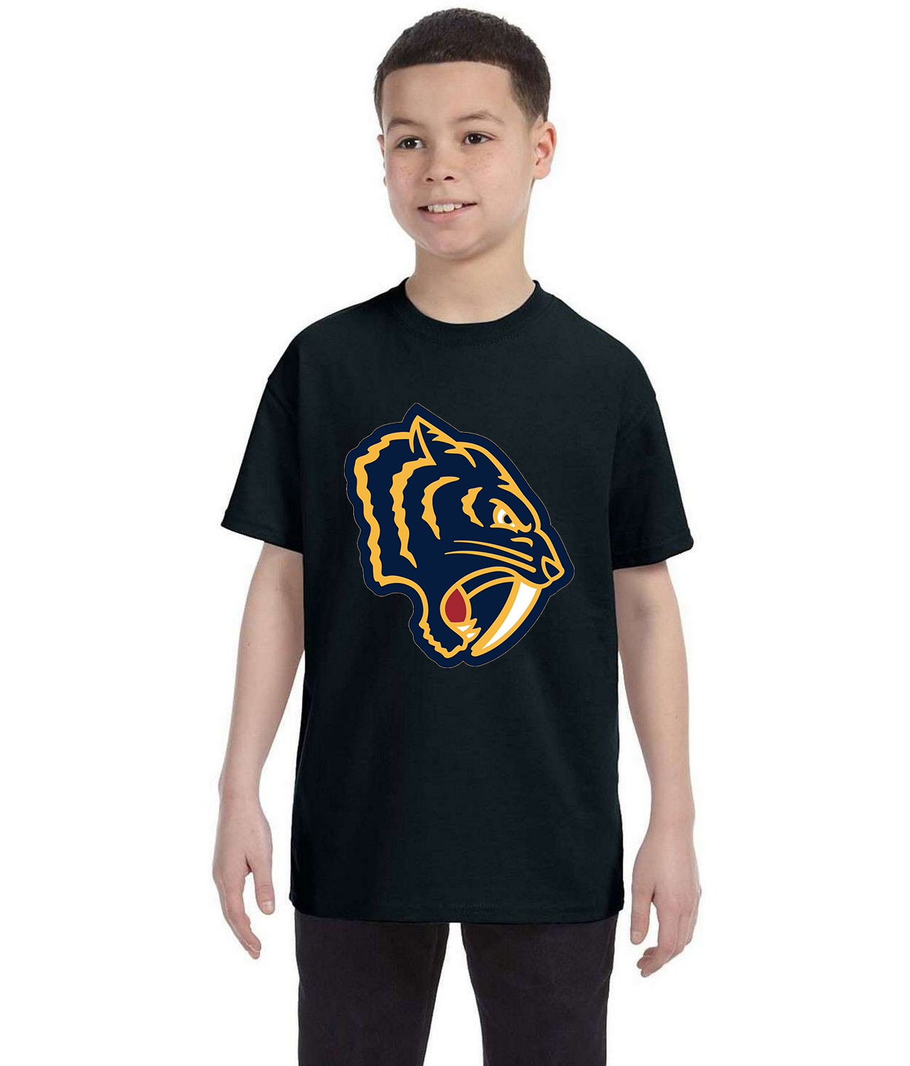 Nashville Predators 2020 Winter Classic Shoulder Hockey Logo Symbol Emblem Customized Design on Youth T-Shirt Tee