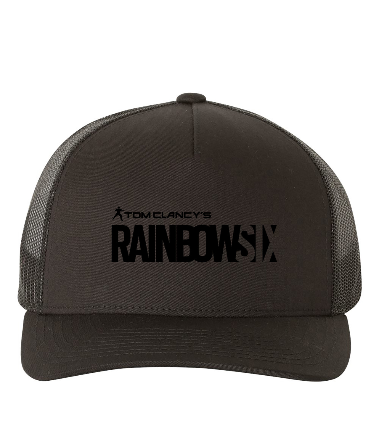 Tom Clancy's Rainbow Six Games Logo Symbol Emblem Customized Design on Retro Trucker Cap Hat
