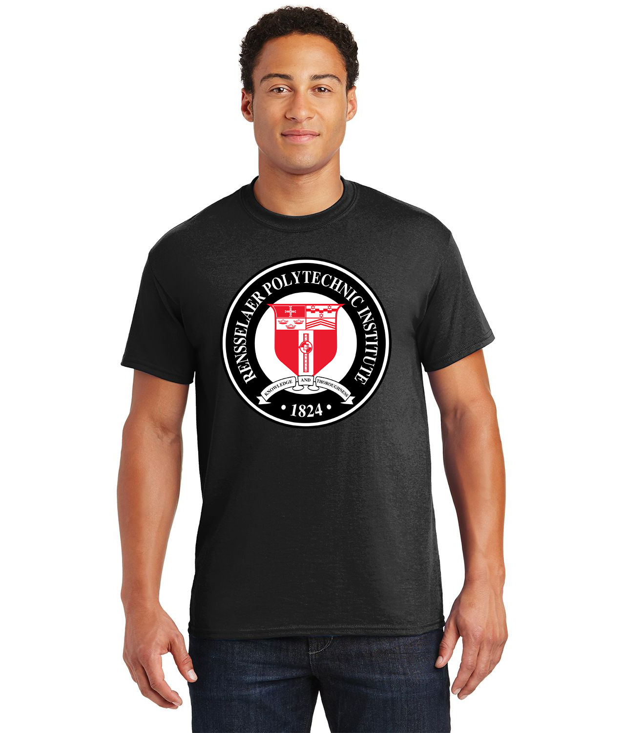 Rensselaer Polytechnic Institute (RPI) Logo Customized Design on Unisex Tshirt Tee