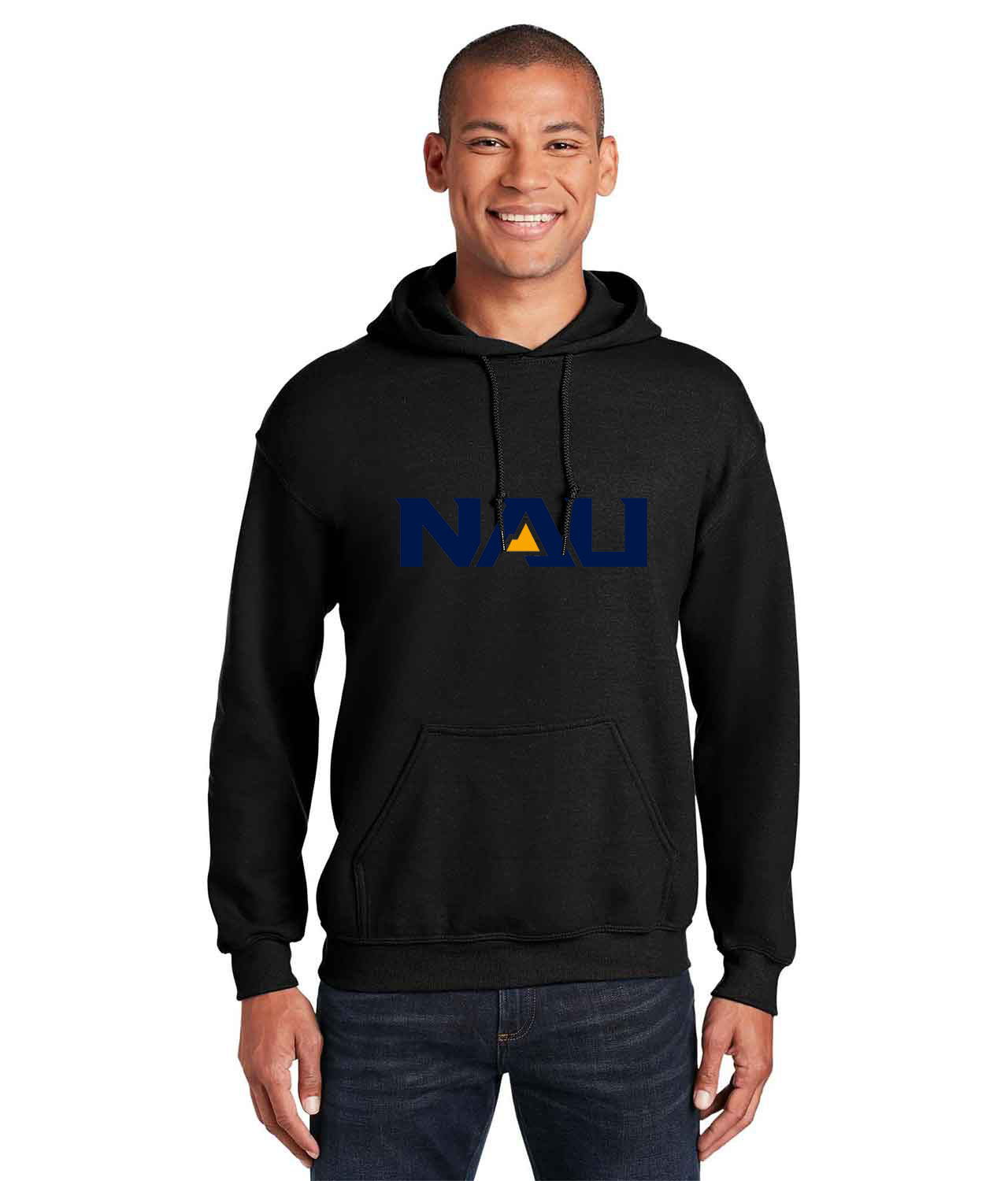 Northern Arizona University Logo Symbol Emblem Customized Design on Unisex Hooded Sweatshirt