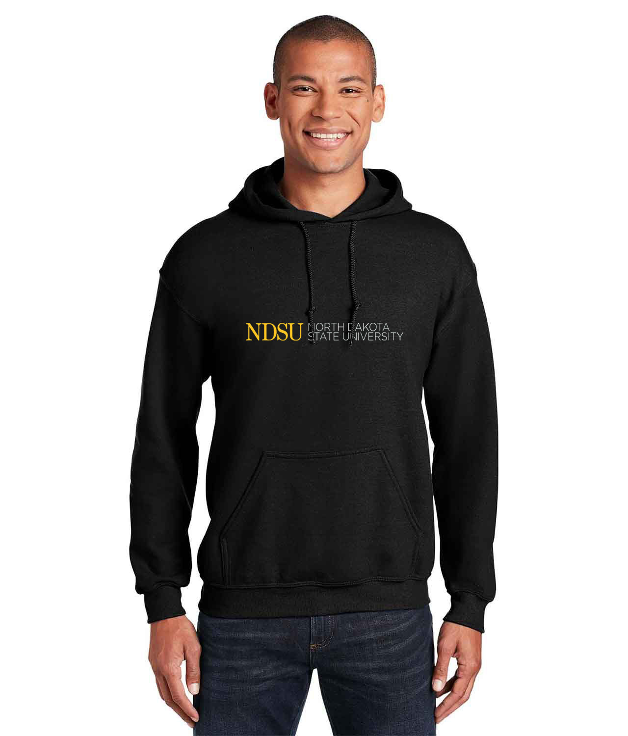North Dakota State University Logo Symbol Emblem Customized Design on Unisex Hooded Sweatshirt