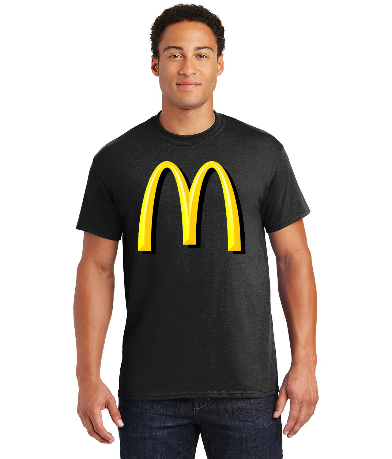 McDonalds Emblem Fast Food Restaurant Logo Customized Design on  Unisex Tshirt Tee