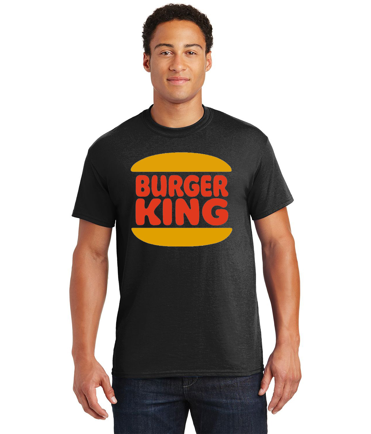 Burger King 1969 Fast Food Restaurant Logo Customized Design on  Unisex Tshirt Tee